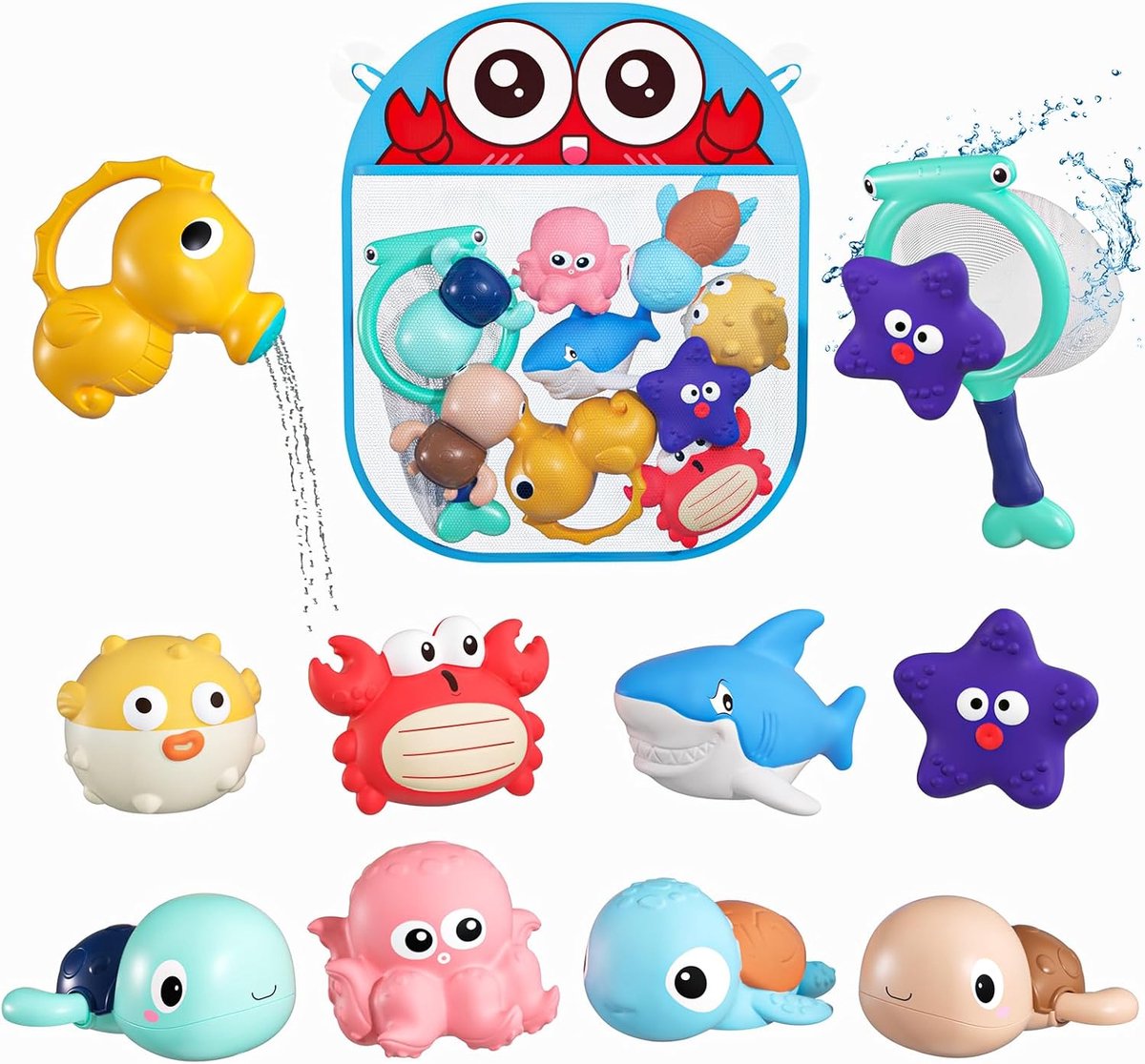 Badspeelgoed voor Baby's, Zonder Gat,Badspeelgoed Baby 6+ Maanden