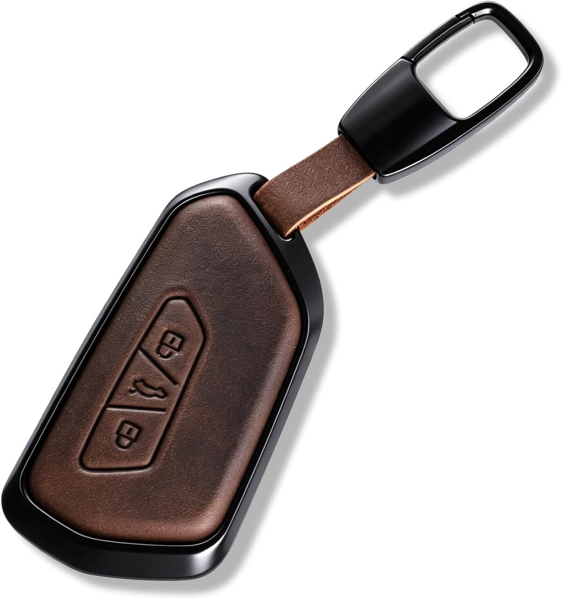 Auto-sleutelhoes Auto-sleutelbescherming Compatibel met VW Golf 8 3-knops Sleutelhoes voor Golf 8 ID4 Cupra GTE Seat Leon MK4 Tarraco Ateca & Octavia 3-knops