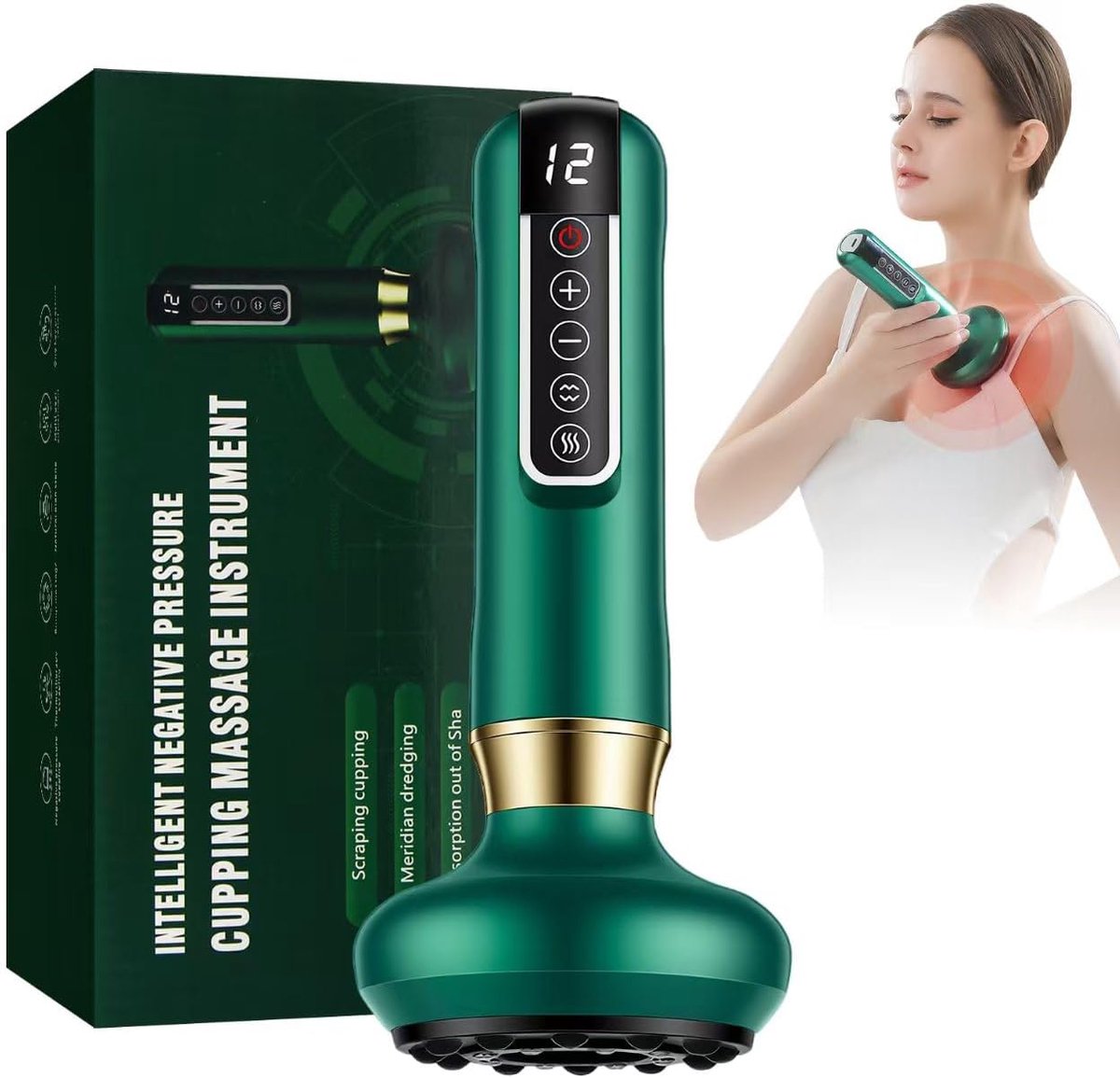 Cellulitis massager, cupping apparaat voor het reinigen van de meridianen, cellulitis apparaat, verstelbare body shaper voor de buik, Varially anti-cellulitis massager