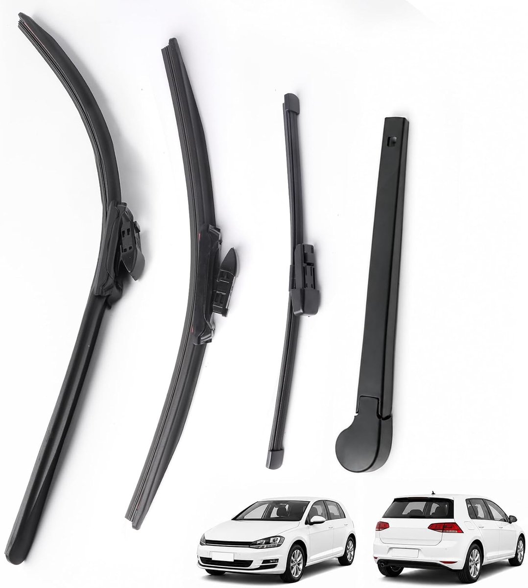 Ruitenwissers voor en achter, voor VW Golf 7 VII 2012-2019