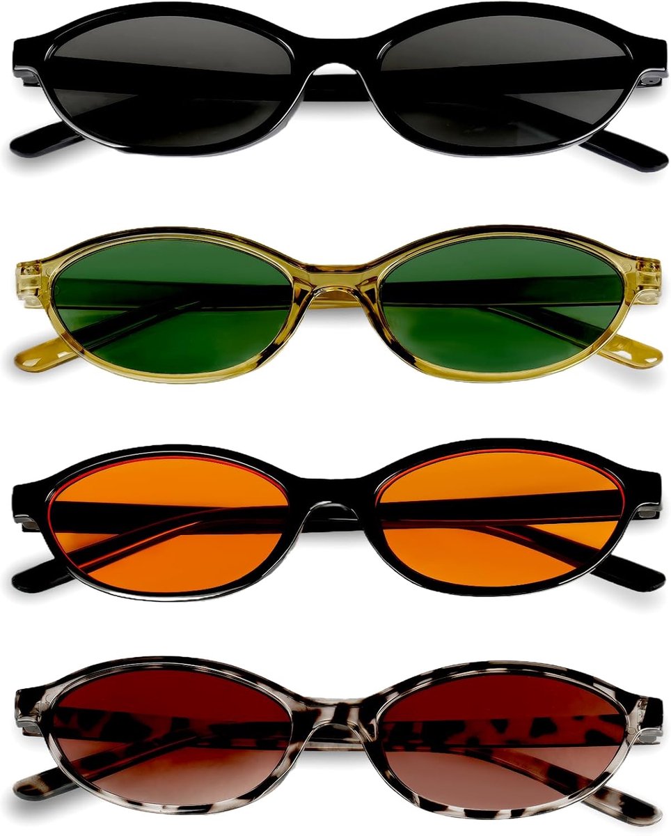 Zonnebril, retro ovale zonnebril voor dames en heren, trendy zonnebril, klassieke ultralichte bescherming, voor camping, fotografie, outdoor, geschenken voor vrouwen