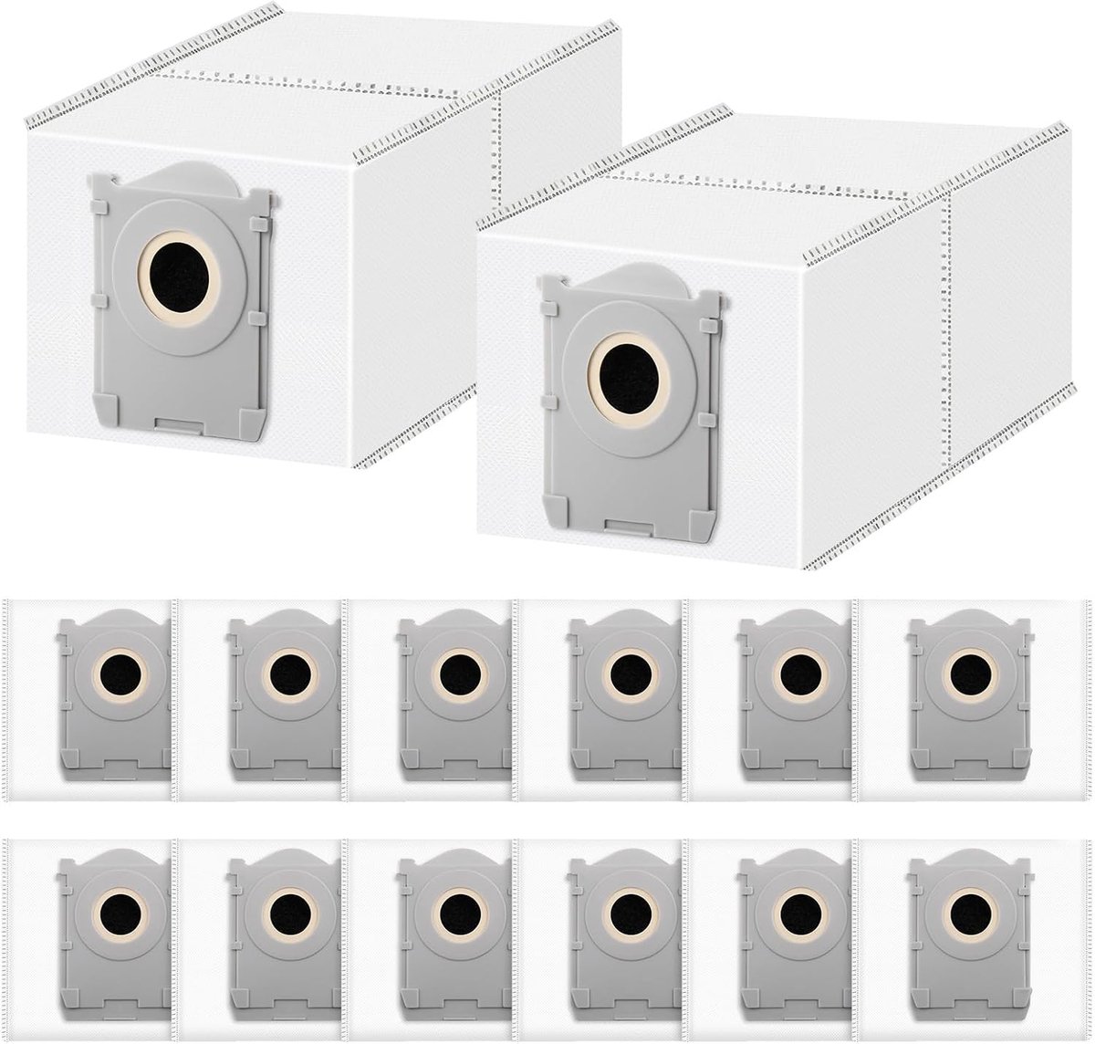 14 stuks stofzuigerzakken voor ECOVACS DEEBOT X8/X9 PRO Omni, T50 Omni, T50 Pro Omni, T50 Max Pro Omni, T80 Omni, T30C Pro Omni, T30C Pro Omni GEN 2 stofzuiger afzuigstation - vervangende