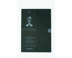 SMLT schetsmap zwart papier A4 165gr 30 vel tekenmap.