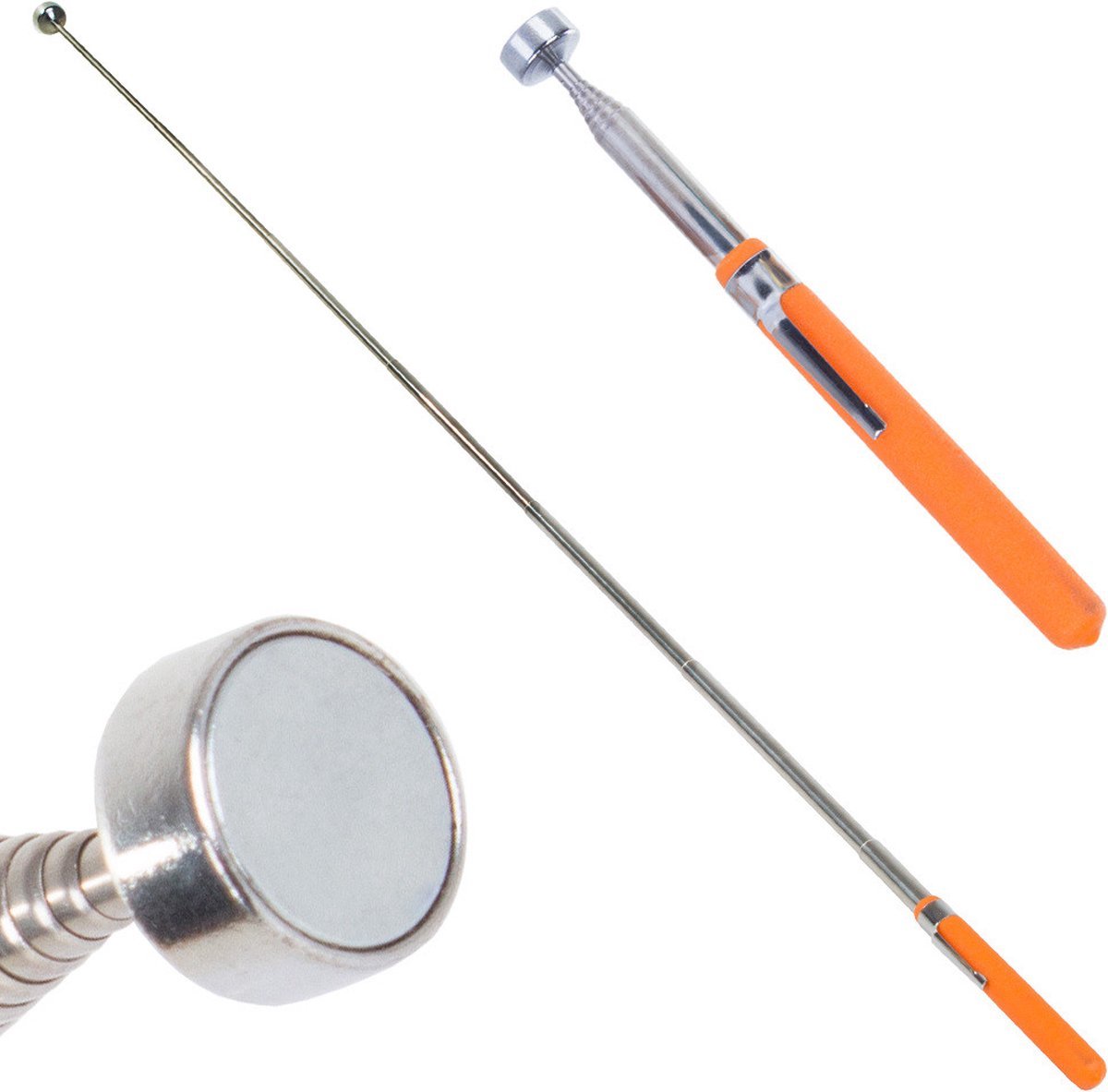 Magnetische Pick-up tool | Magneetpen | Magneet stok | Telescopisch | tot 83 cm