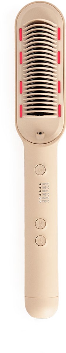 CREATE - Ionische stijlborstel met LED-behandeling - Frizz-Free - Zand - ION LED STYLER