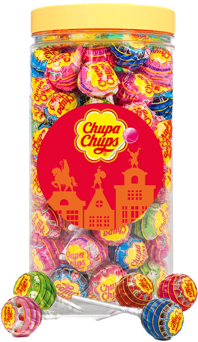 Chupa Chups 600g - Best of lollies snoep - Snoep voor Sinterklaas - snoepcadeau