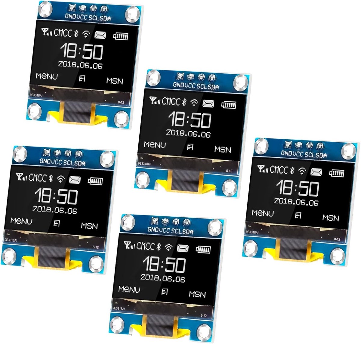 OLED Display Module 0.96 Inch - 128 x 64 Pixels - I2C/IIC Interface - Geschikt voor Arduino en Raspberry Pi - ShopVlot