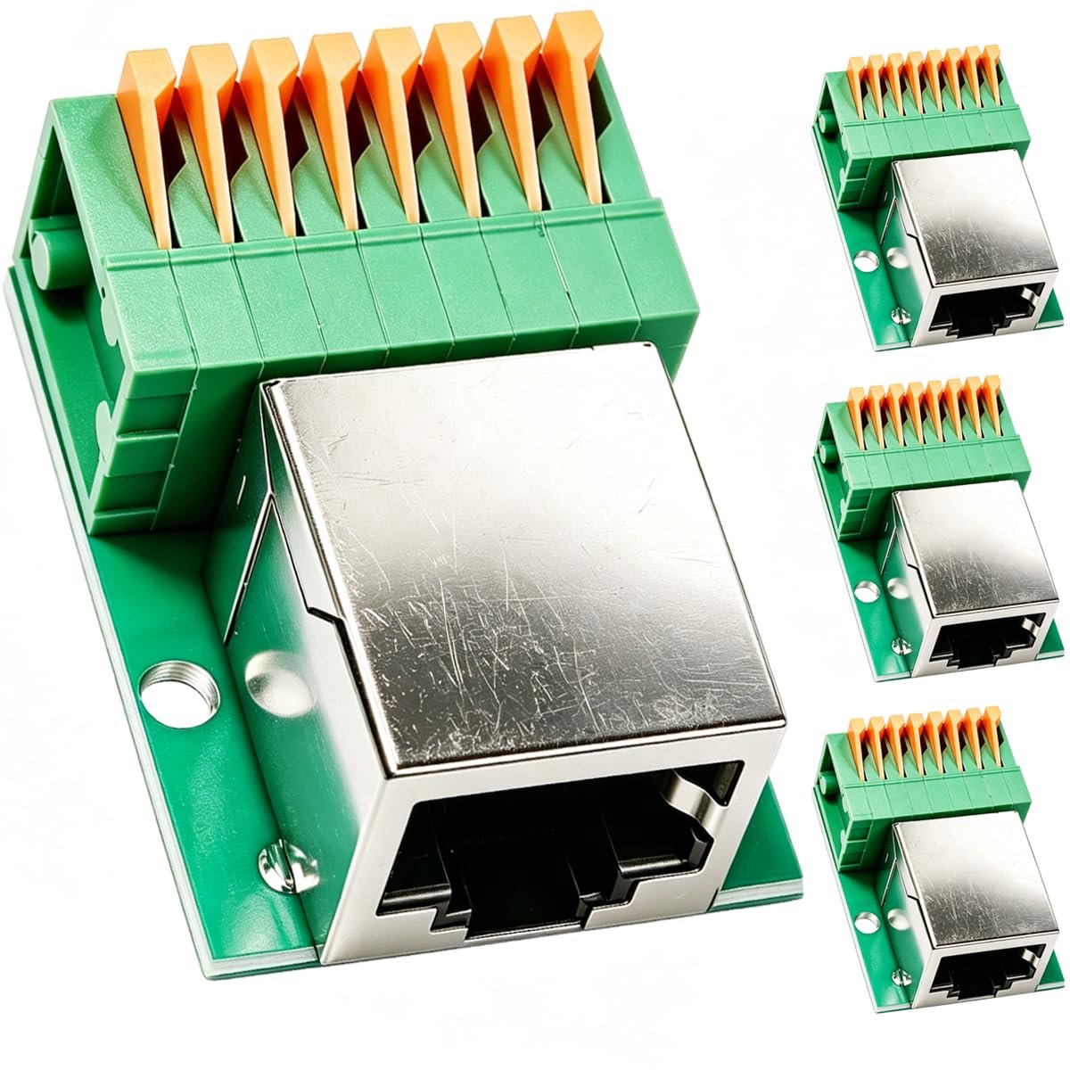 8P8C Vrouwelijk naar 8Pin Schroef Terminal Horizontale