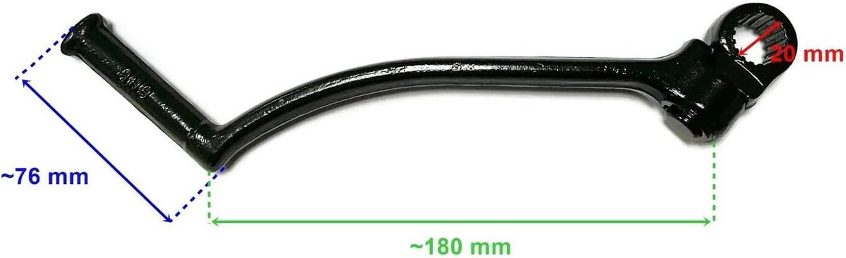Kickstarter voor SUZUKI DR 250 370 400 500 GN 400 RM 400 SP 250 370 400 500 Kick