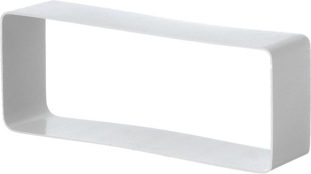 220x90mm platte kanaalaansluiting voor ventilatiekanalen, kunststof connectoren
