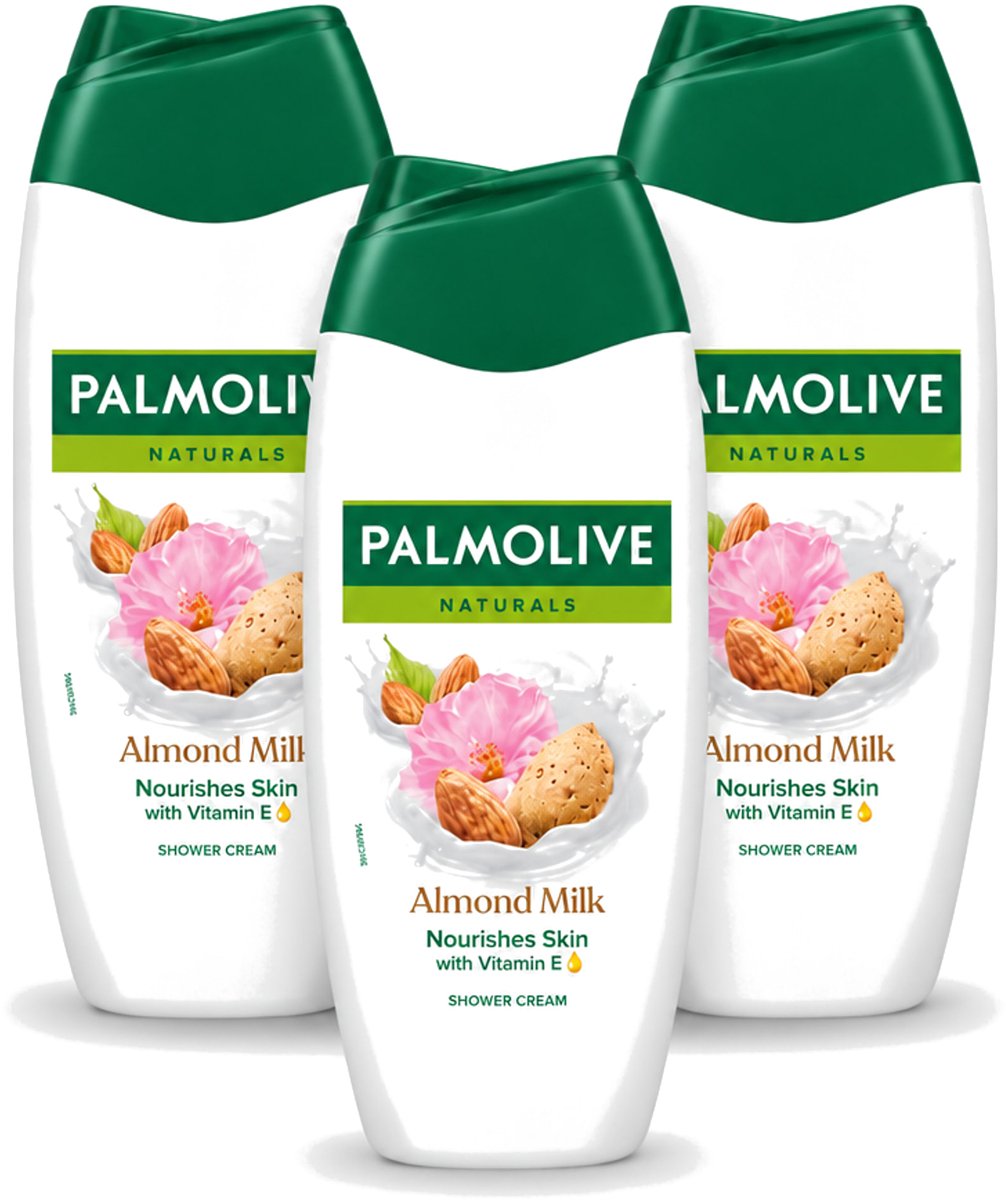 3 x Palmolive – Douchegel – Almond Milk – 250 ml - Voordeelverpakking - 3 stuks