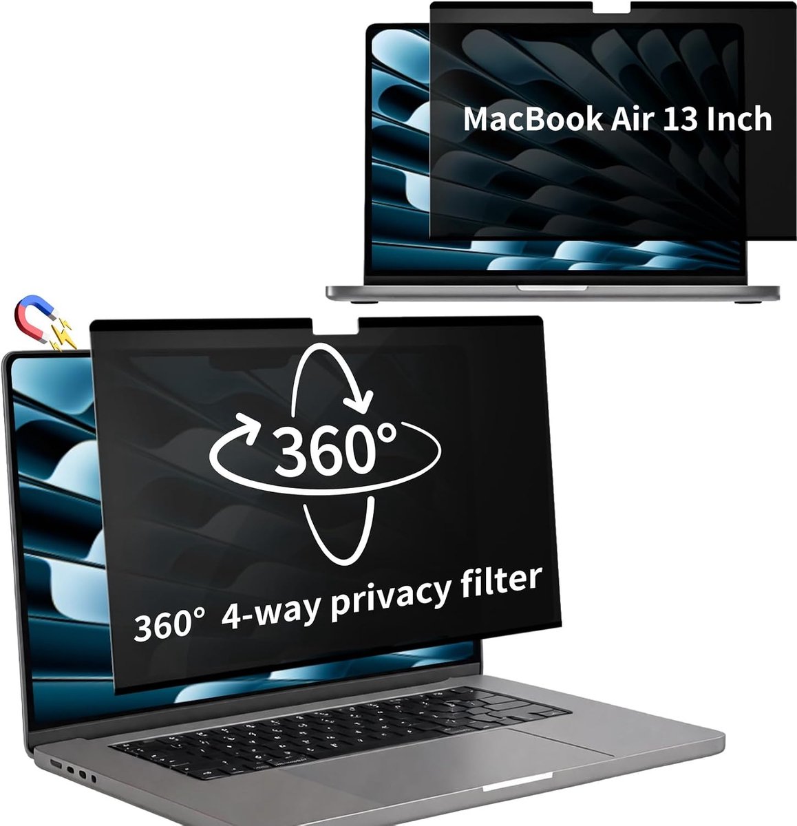 Folie 360° voor MacBook Air 13,6/13 inch (M5 M4 M3 M2)
