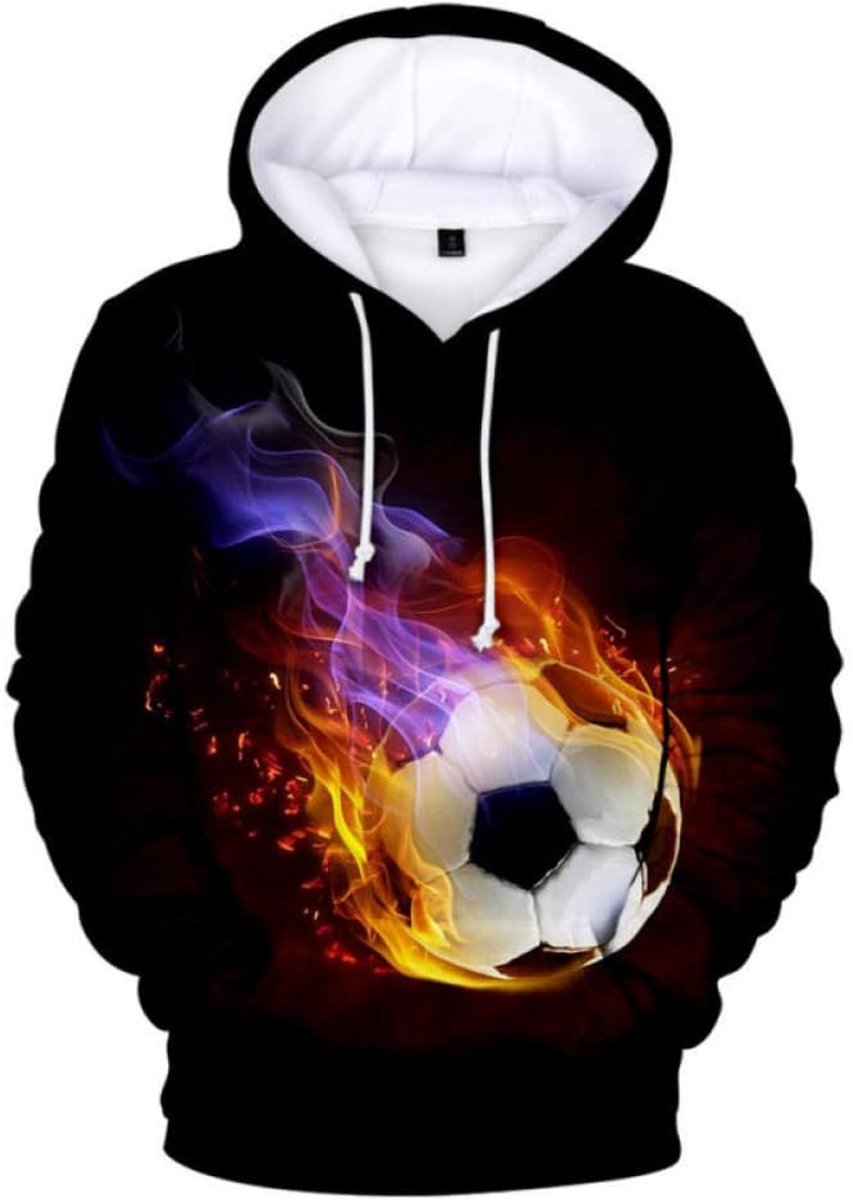 Hoodie 3D Print,3D Football Fashion Sweatshirt, Heren En Dames Gepersonaliseerde Sweater, Kinderen Gedrukte Hoodie Kinderkleding
