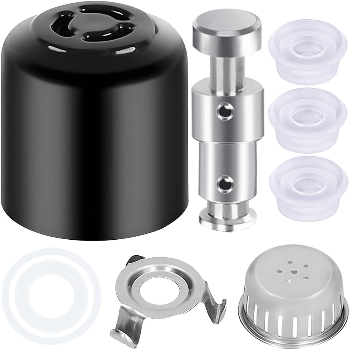 Vlotterklep Antiblokkeerdeksel & Beugelpakking Vervangende onderdelen voor Instant Pot Ultra 3/6 / 8 Qt, Duo/Duo Plus 3/5 / 6 Qt, Duo Nova, Duo Gourmet 6 Quart, Viva 6 Qt