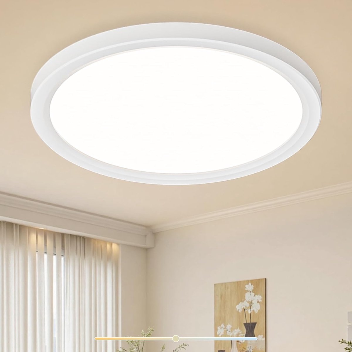 Plafondlamp LED 46W, plafondlamp rond 3000K, 4000K, 6500K, voor slaapkamer, woonkamer, kinderkamer