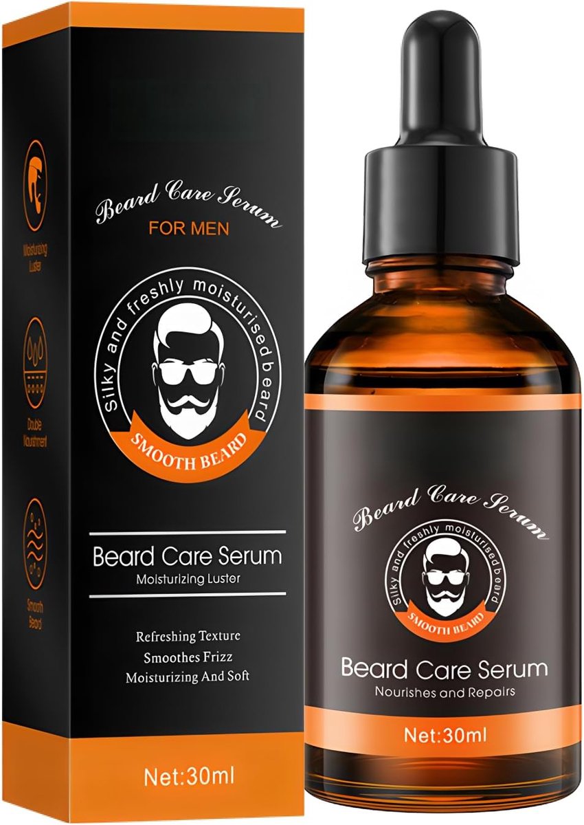 2x30ml, Geavanceerde Baardverzorgingsolie voor Manen, Verzacht en Voedt Intensief de Huid en Baardharen, Biedt Bescherming en Versterking, Voor een Perfect Verzorgde Baard