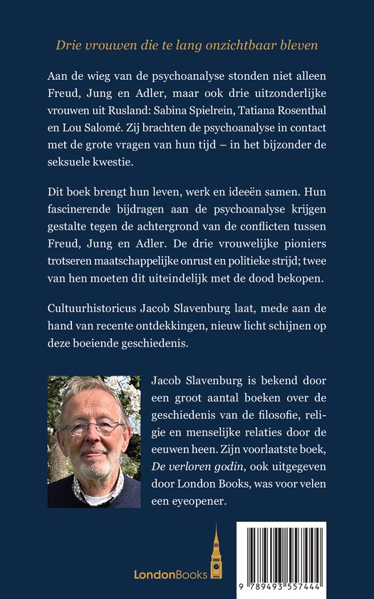 Boekomslag met portret van Jacob Slavenburg, titel en ISBN.
