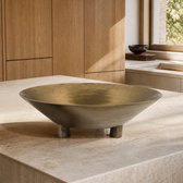 Hoppa! - Schaal op 3 Poten - Metalen XL - Goud - 51 x 51 x 16 (B x D x H)
