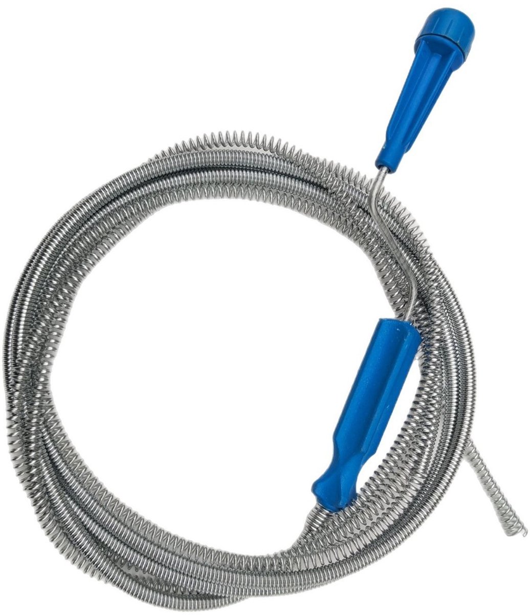 Afvoerontstopper – Afvoerontstopper met zwengel – 1,5 m x 6 mm – Ontstopper voor gootsteen en toilet – Geschikt voor gootstenen en afvoerleidingen in de badkamer