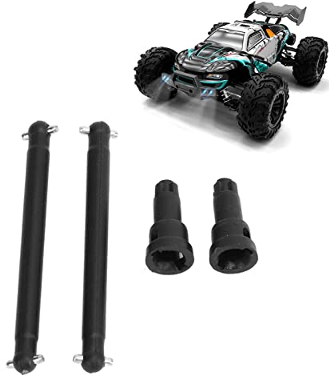 2 PCS Stalen CVD -aandrijfas Dogbone Set RC Achteras Aandrijfassen met Verbeterde Prestaties voor SCY 16101 16102 16103 16201 1/16 RC -auto