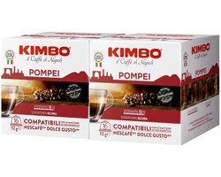 Kimbo il Caffe di Napoli Pompei - Multipack - 32 (2x16) Koffiecups Compatibel met Nescafe Dolce Gusto