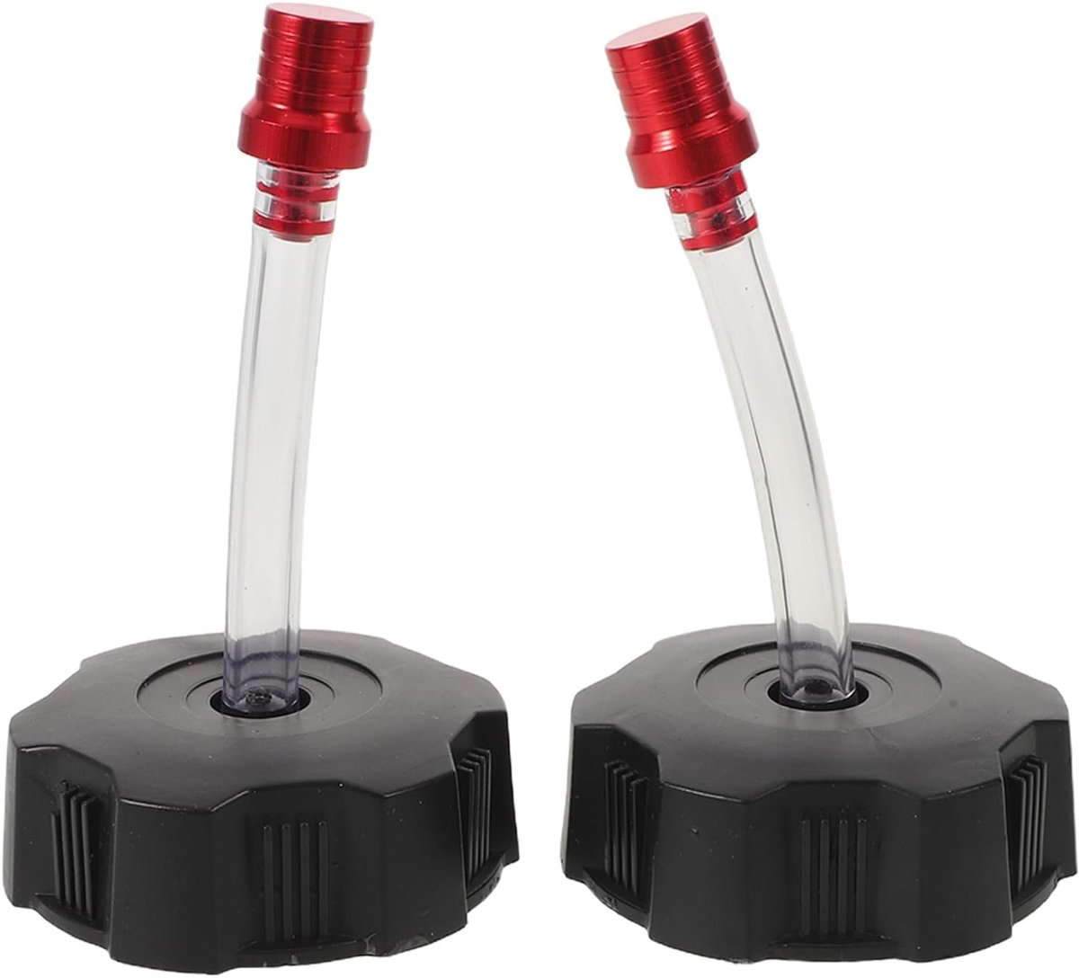 2 stuks legering benzinetankdop mini crossmotor vervangende afdekking voor brandstoftank crossmotor accessoires compatibel met 50cc-125cc ATV
