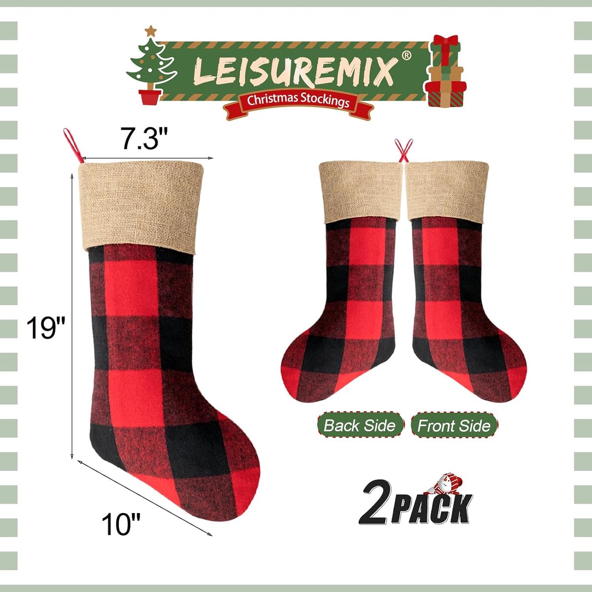 Kousen & -sokken Classic Plaid (2 stuks))