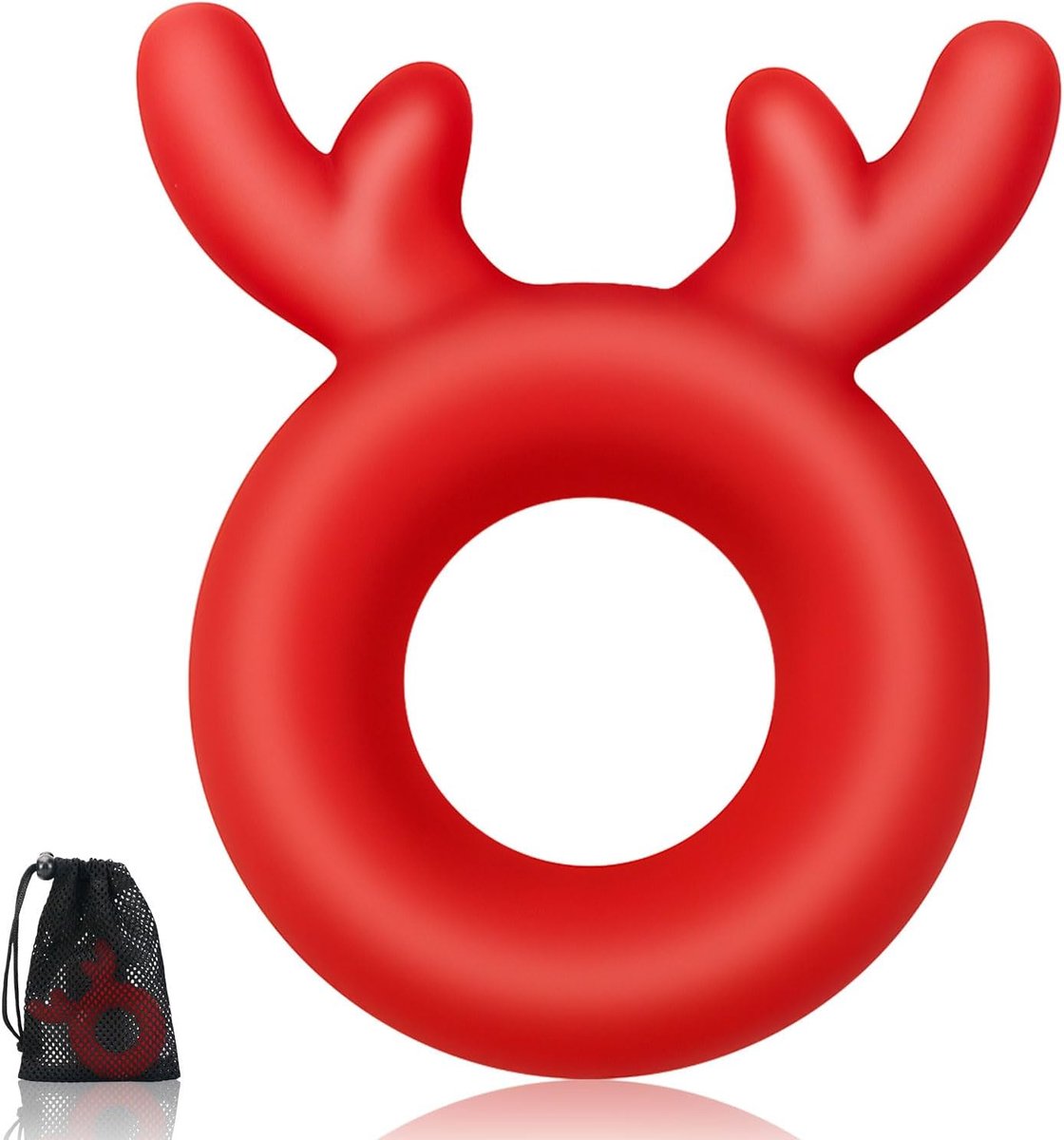 Cockring voor Mannen – Zachte & Rekbare Penisring voor Langere Prestaties en Sterkere Erecties – Mannelijk Seksspeeltje met Kerst Rendier Design – Adult Toy
