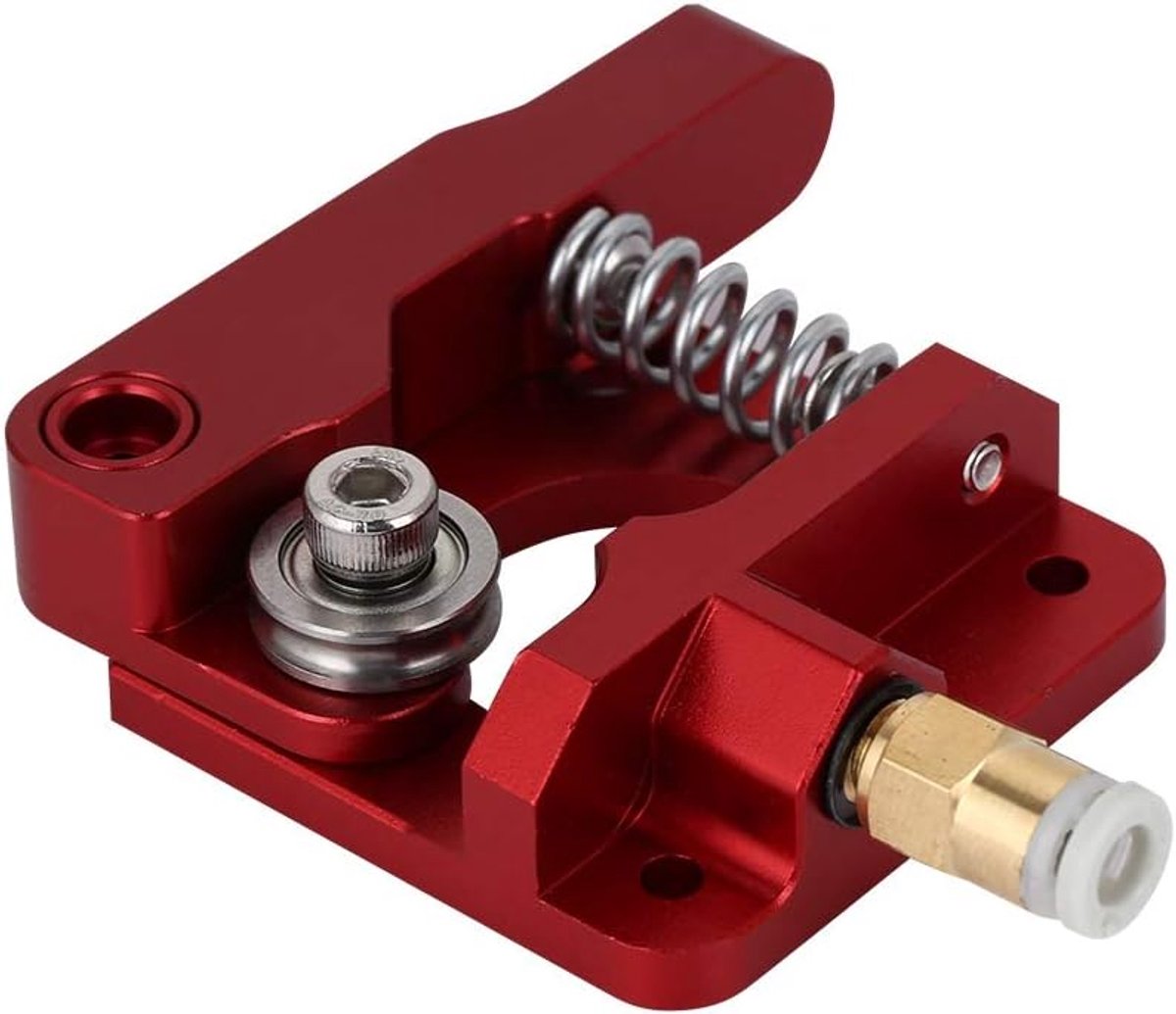 3D-printerextruder, CR-10-extruder, verbeterde vervanging volledig metalen MK-8-extruder-vederaandrijving aluminium 1,75 mm voor Ender 3, CR-10, CR-10S, CR-10 S4, CR-10 S5