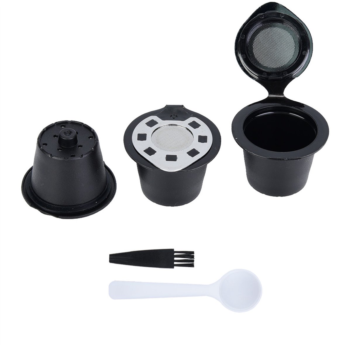 Herbruikbare Koffiecapsules – 3 Stuks – 304 RVS Filter – Voor Dolce Gusto