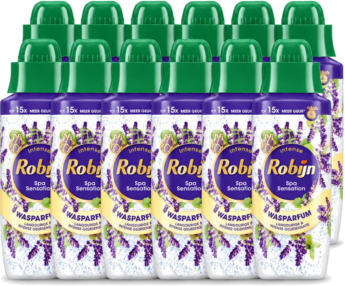 12 x Robijn – Wasparfum – Intense Spa Sensation – 342 ml - Voordeelverpakking - 12 stuks