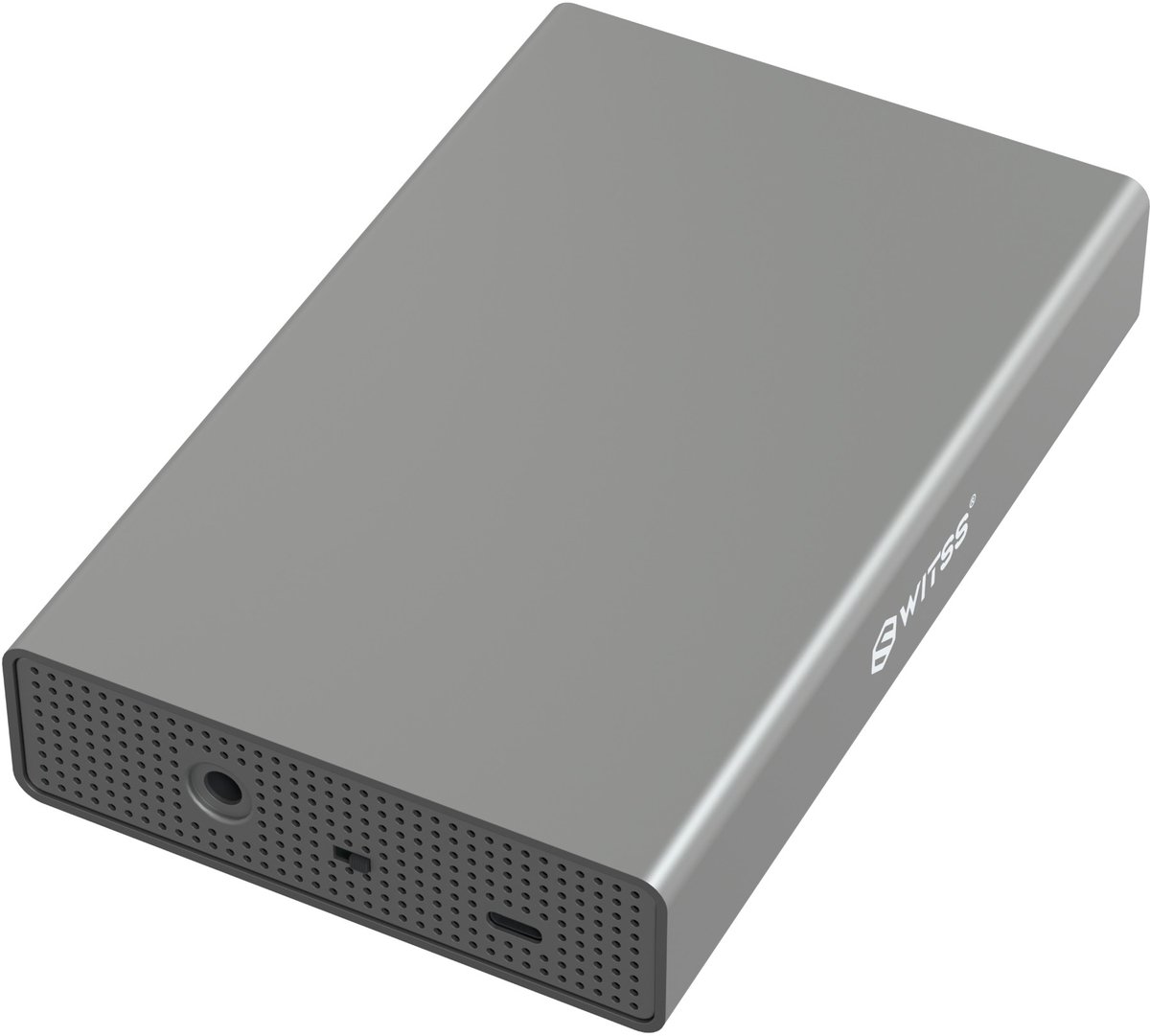 Switss® - HDD/SSD Behuizing 3,5 en 2,5 inch incl. Voeding - Externe USB-C SATA III - Tot 20TB