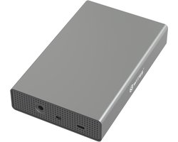 Switss® - HDD/SSD Behuizing 3,5 en 2,5 inch incl. Voeding - Externe USB-C SATA III - Tot 20TB