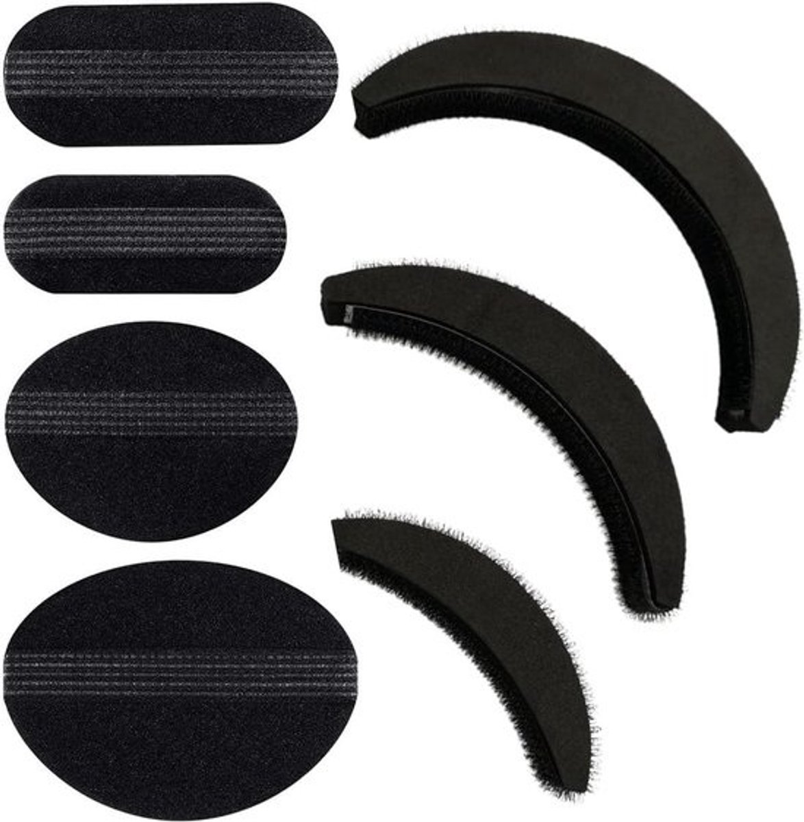 7 stuks haarstylingtools - voor krullen en volume