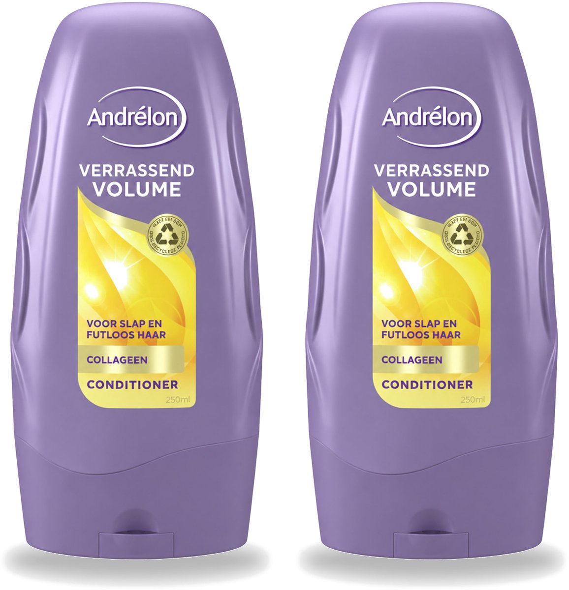2 x Andrélon - Verrassend Volume - Conditioner - Luchtig & Vol Haar - 250 ml - Bulkverpakking - 2 stuks