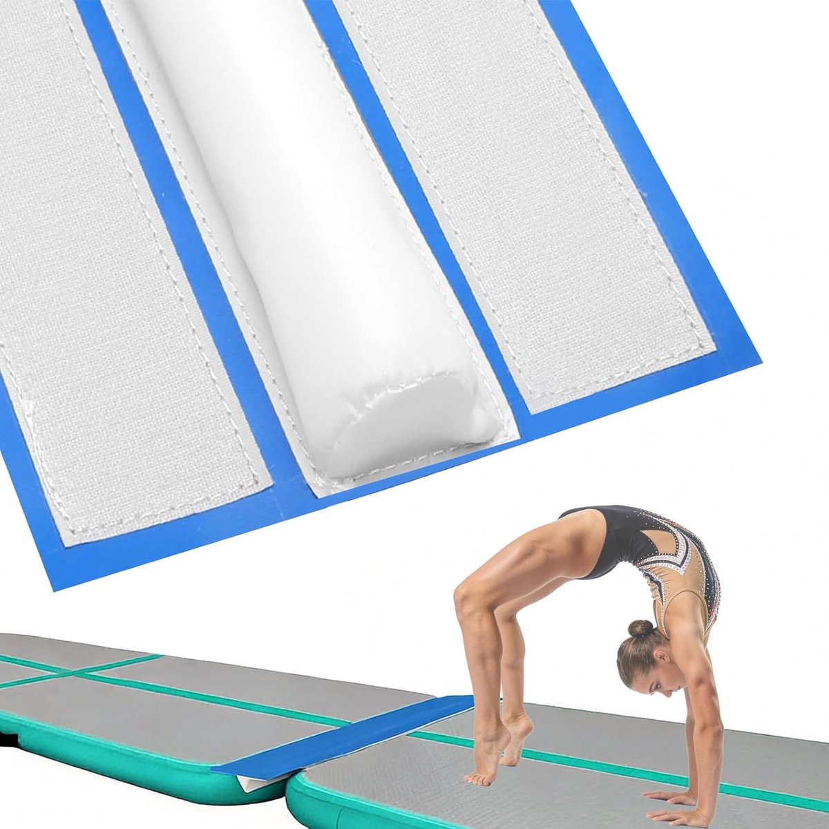 Air Track verbindingsband connector tape 1 meter - zelfklevend - professioneel - verbinding voor gymnastiek - ShopVlot