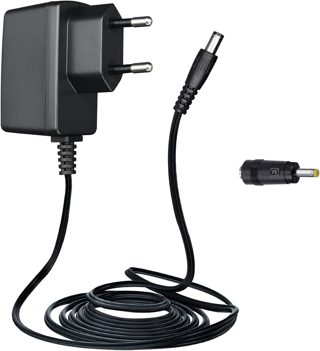 6V 1A/1000mA 1.8m Power Adapter, AC 100-240V to DC 6V 1A 6W Switching Adapter Wall Plug for Blood Pressure Monitors - ShopVlot