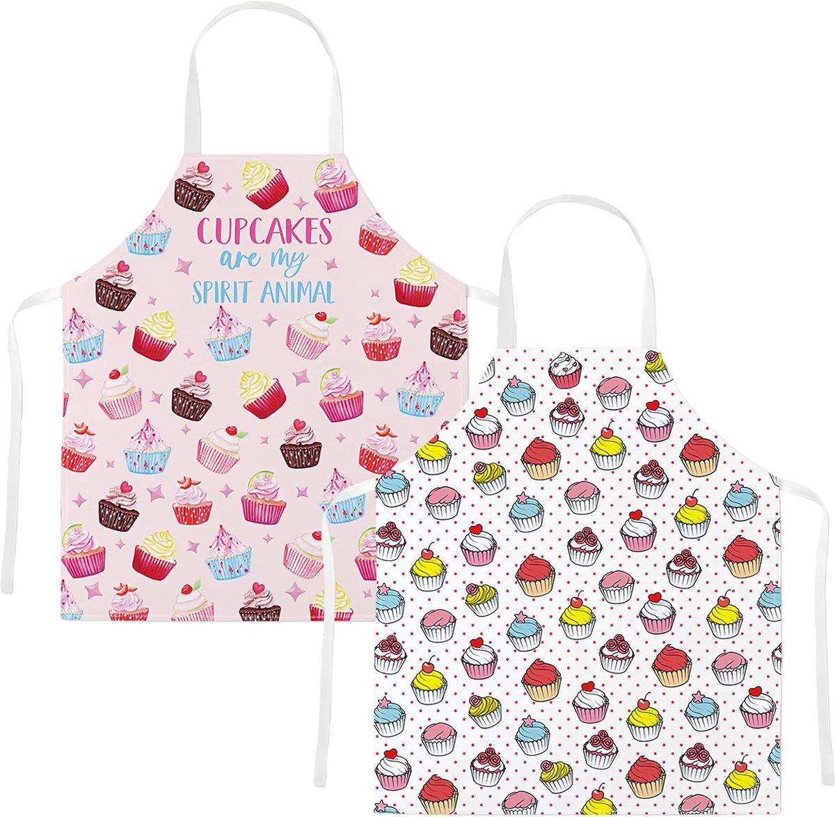 Pack of 2 Children's Apron, Waterproof Cooking Apron, Children's Cooking Apron for Girls and Boys, Cooking, Baking - ShopVlot
