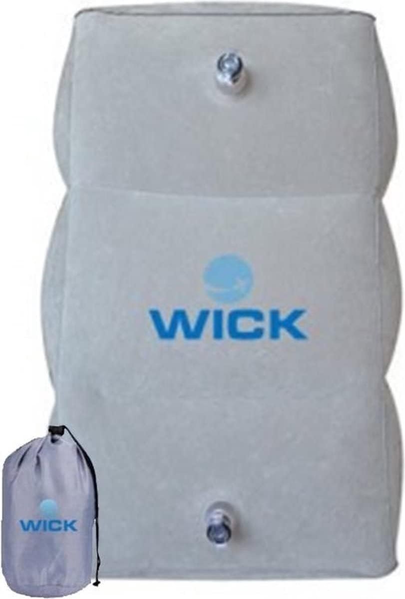 Wick Air met super non-slip - Grijs - 3 hoogteposities - Officieel goedgekeurd door KLM - ShopVlot