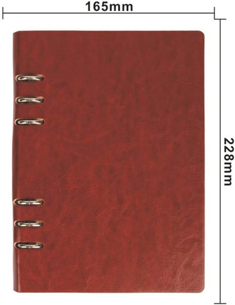 Notebook, A5, Travel Journal, Leaves, Business Book, Leather, Notebook, Metal, Brown - ShopVlot