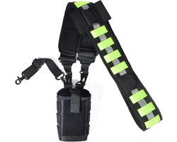 HYS Radio tas van nylon, multifunctionele houder voor walkietalkie met verstelbare riem en riemgesp, compatibel met - ShopVlot