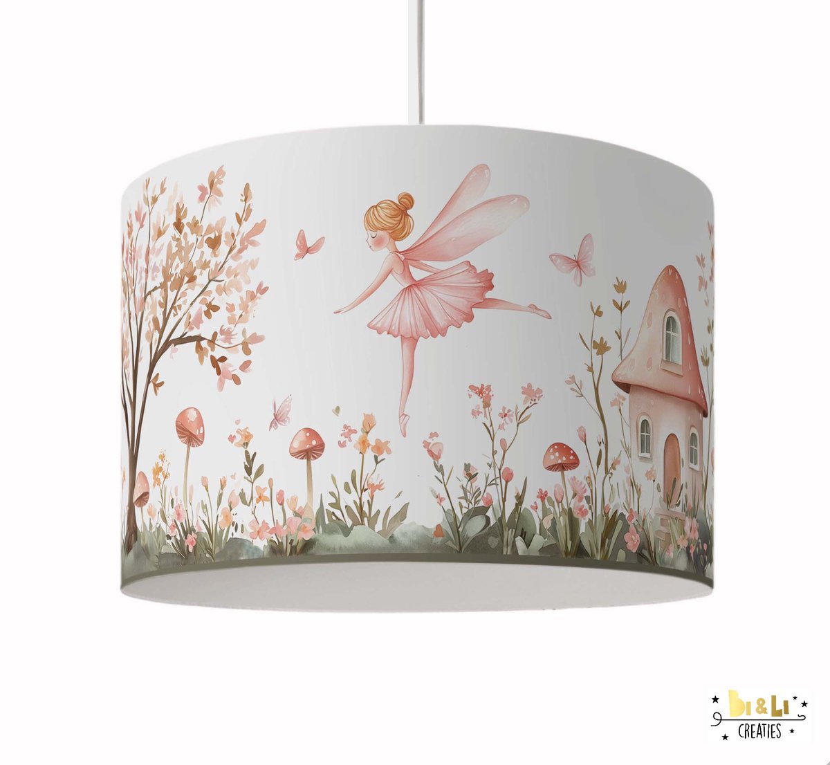 Hanglamp Fairy garden-verlichting-kinderkamer-sprookje-incl pendel-E27