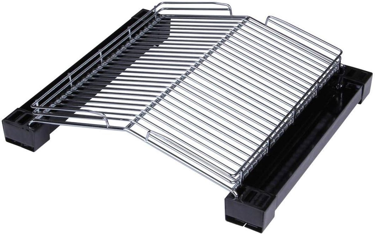 Grillopzetstuk, grillrooster voor rookvrij en gezond grillen zonder vetverbranding