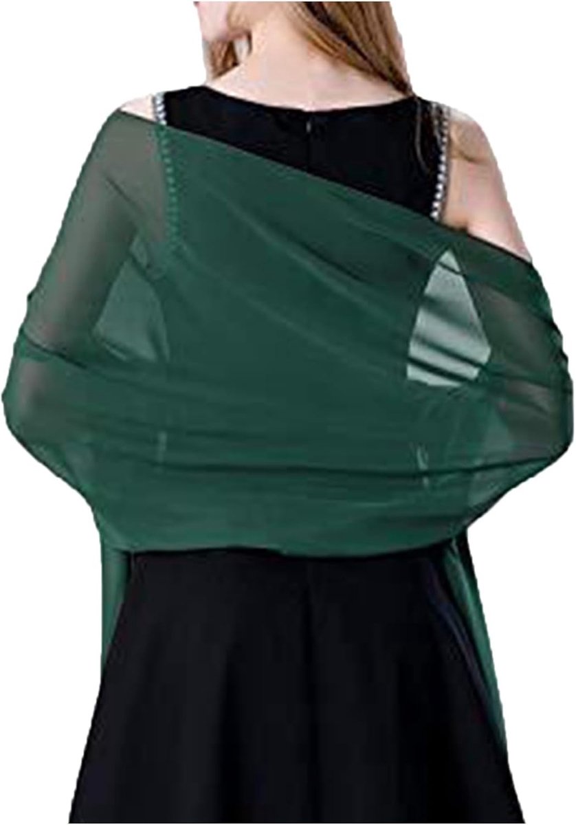 Zachte chiffon sjaal, sjaal, omslagdoek voor jurken, accessoires voor vrouwen