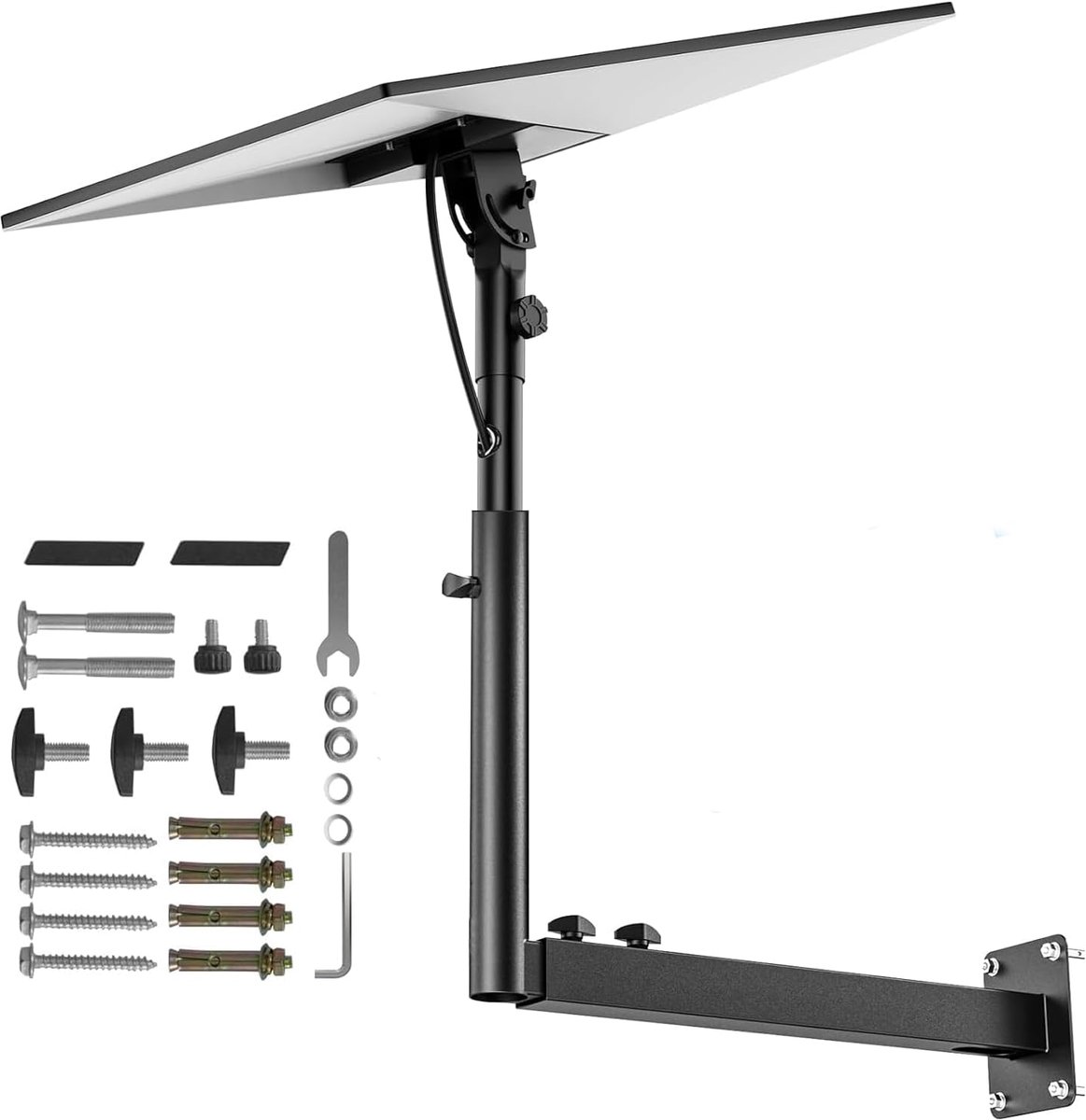 Gen 3 houder, 360° verstelbare houder, Starlink masthouder met buisadapter voor Starlink Standard 4/4X Internet Kit Satelliet, niet voor Starlink Mini