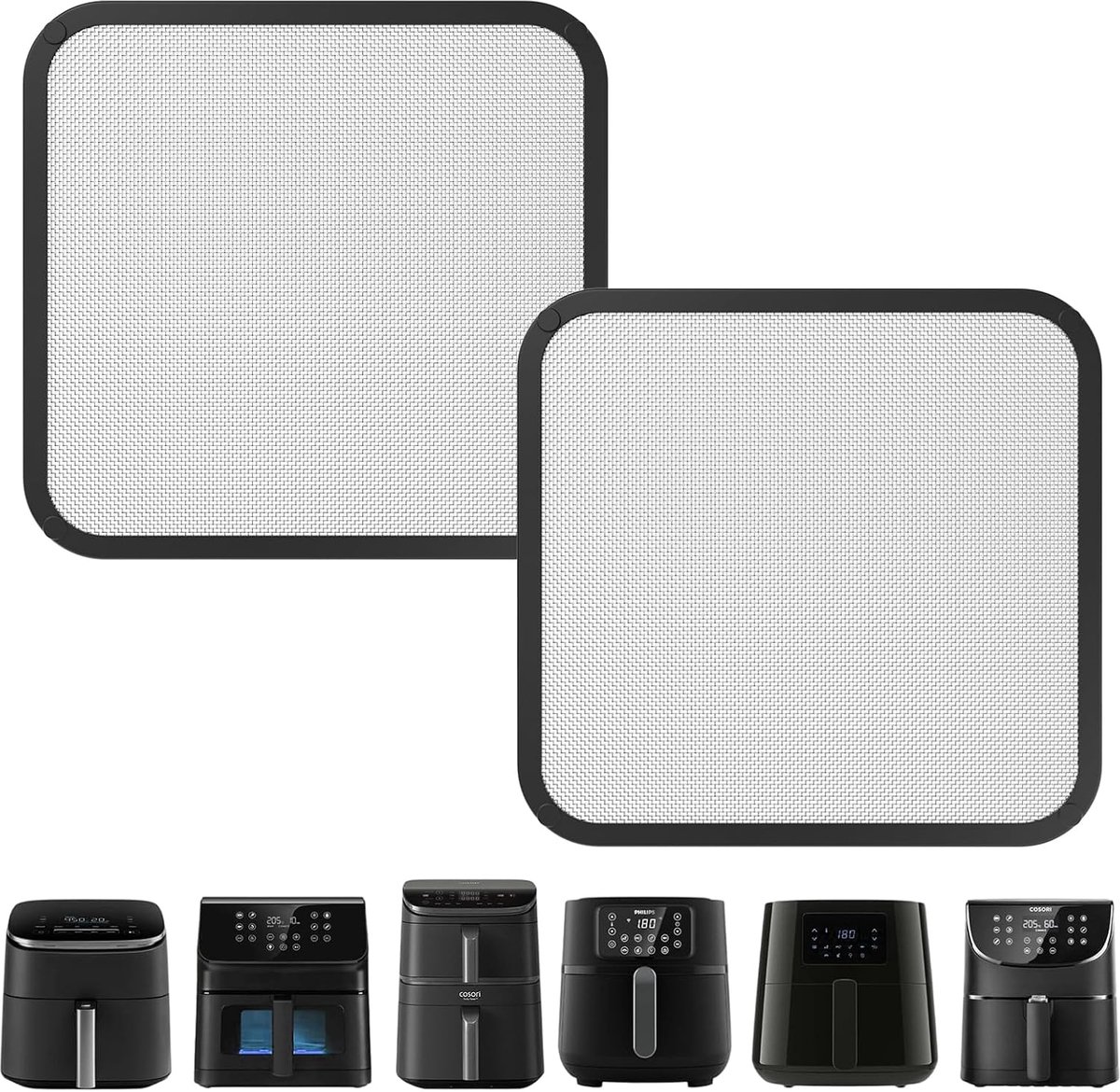 2 stuks spatbescherming heteluchtfriteuse airfryer, airfryer accessoires