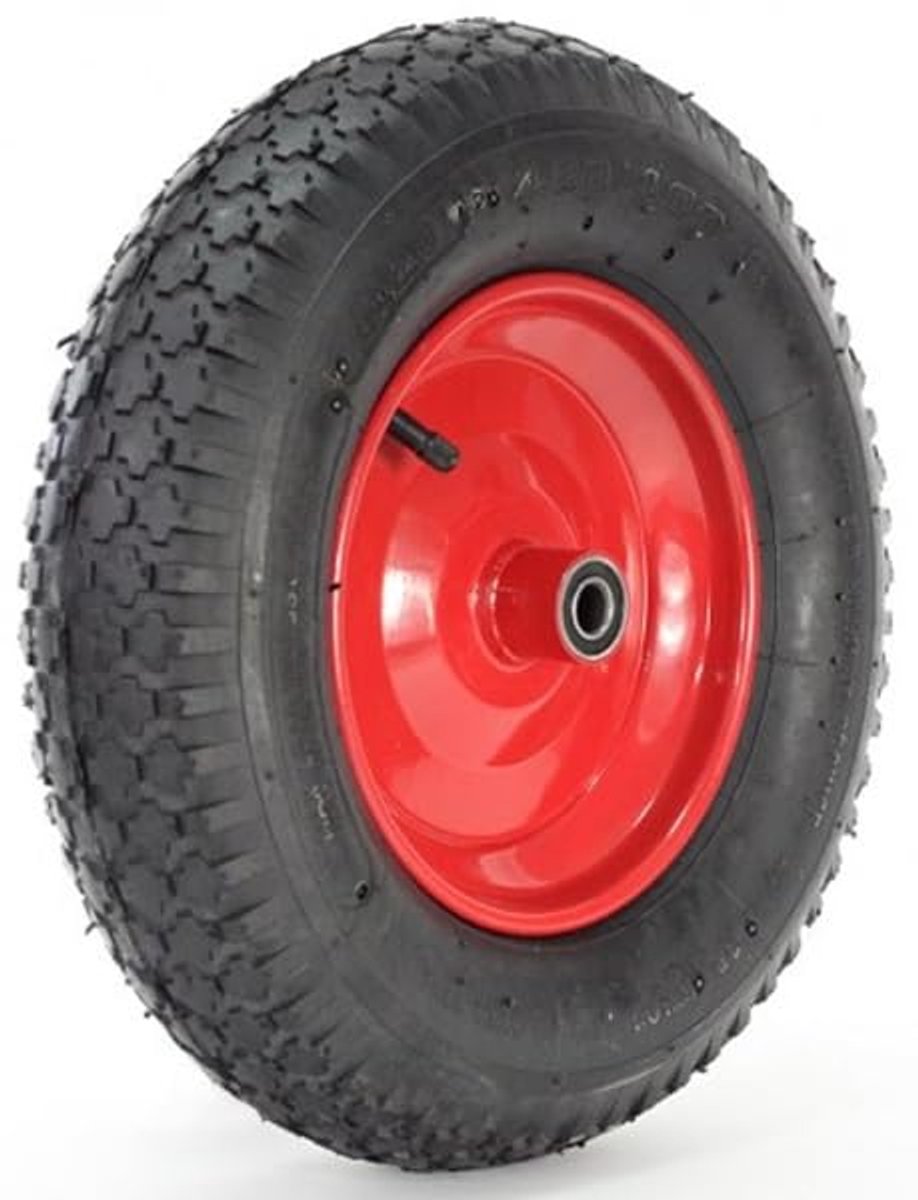 Kruiwagenwiel van massief rubber, 4 00 8 00, 4 00, 4 00 stuks, reservewiel voor kruiwagenwielen, diameter 20, massief rubberen wiel, luchtbanden, 6PR rollagers