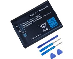 Voor Nintendo 3DS 2DS XL Game Console Nieuwe vervangende accu CTR-003 1300mAh 3.7V + gereedschap