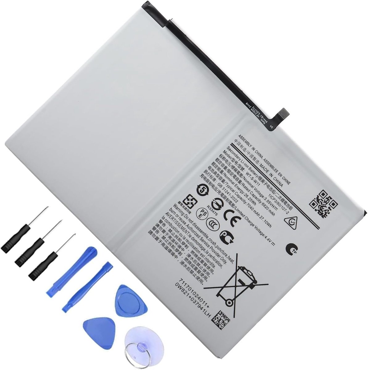 Batterij Compatibel met Samsung Galaxy Tab A9+ SM-X210
