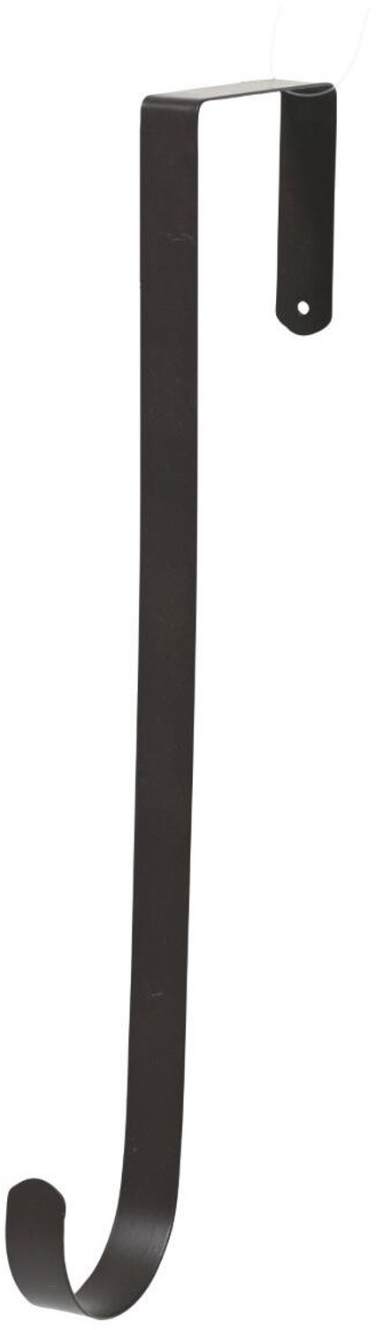 Decoris Kerstkrans hanger - 28 cm - ijzer bruin - kerstkransen ophangen - deurhanger/haak - deurhanger – foto 6